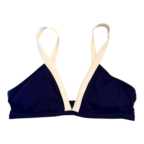 L*Space Farrah Bikini Top in Navy/White NWOT - Picture 2 of 5